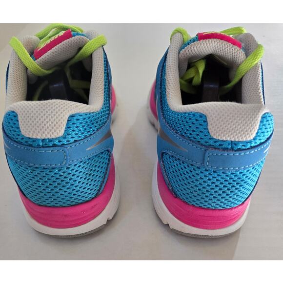 Nike Dual Fusion Run 2 Vivid Blue/Metallic Silver-Volt 599793-401 4Y - Picture 5 of 7